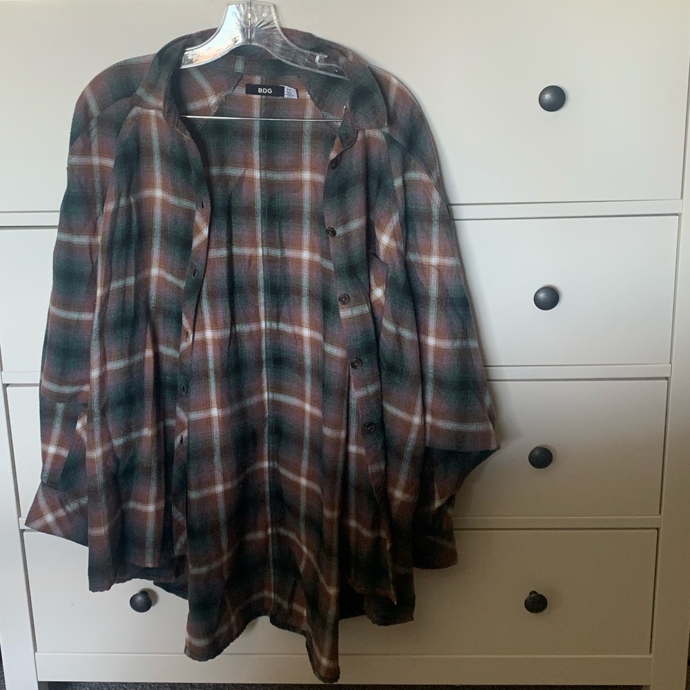 BDG long sleeve flannel shirt.
